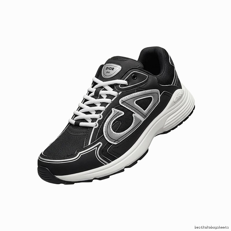 Dior retro black and grey sports shoes