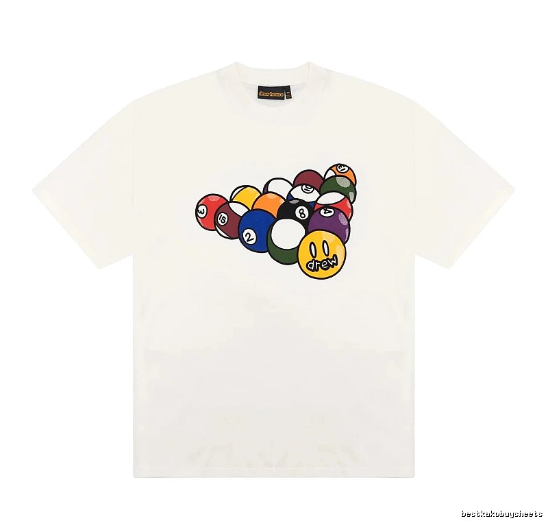 DrewHouse Billiards Street Style Off-white T-shirt