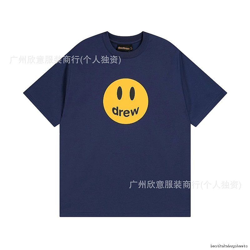 DREWHOUSE Smiley Street Style Navy Blue T-shirt