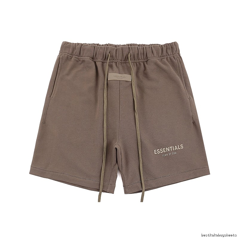 ESSENTIALS Basic Khaki Shorts