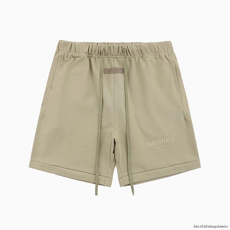 ESSENTIALS Basic Khaki Shorts