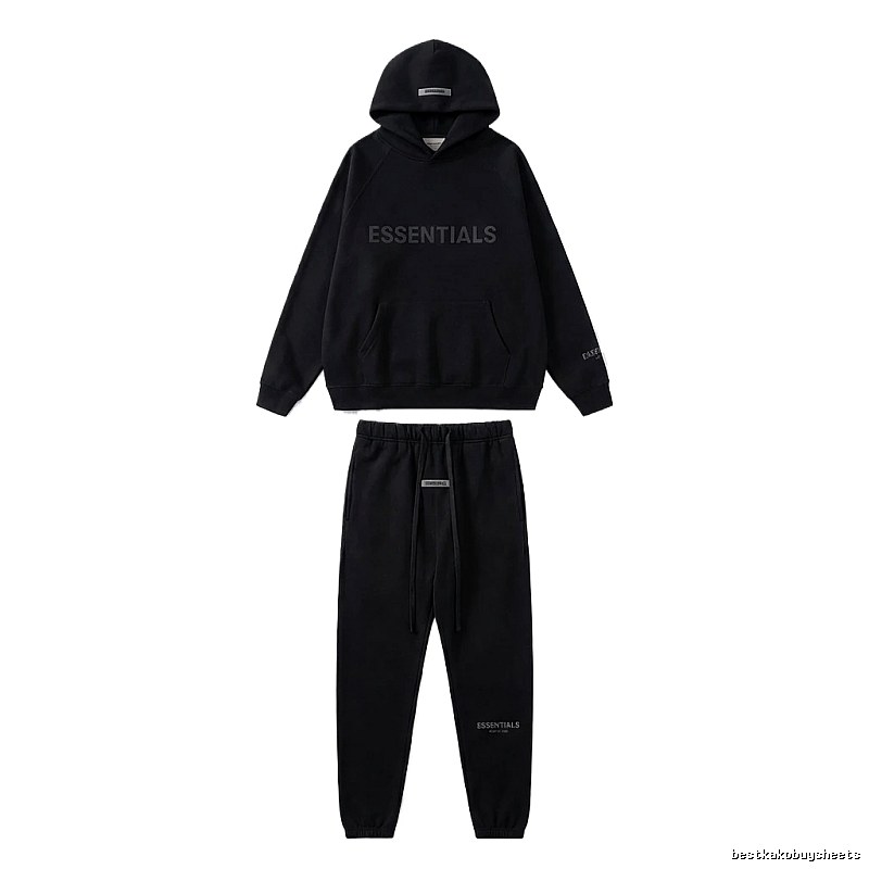 ESSENTIALS casual style black suit