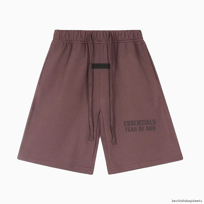 ESSENTIALS casual style dark brown shorts