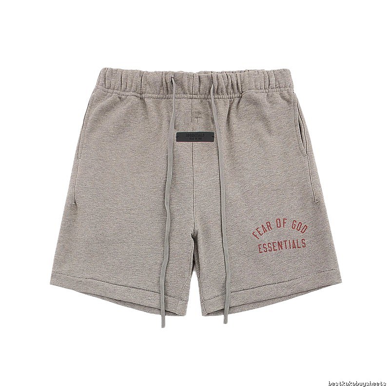 ESSENTIALS casual style grey shorts