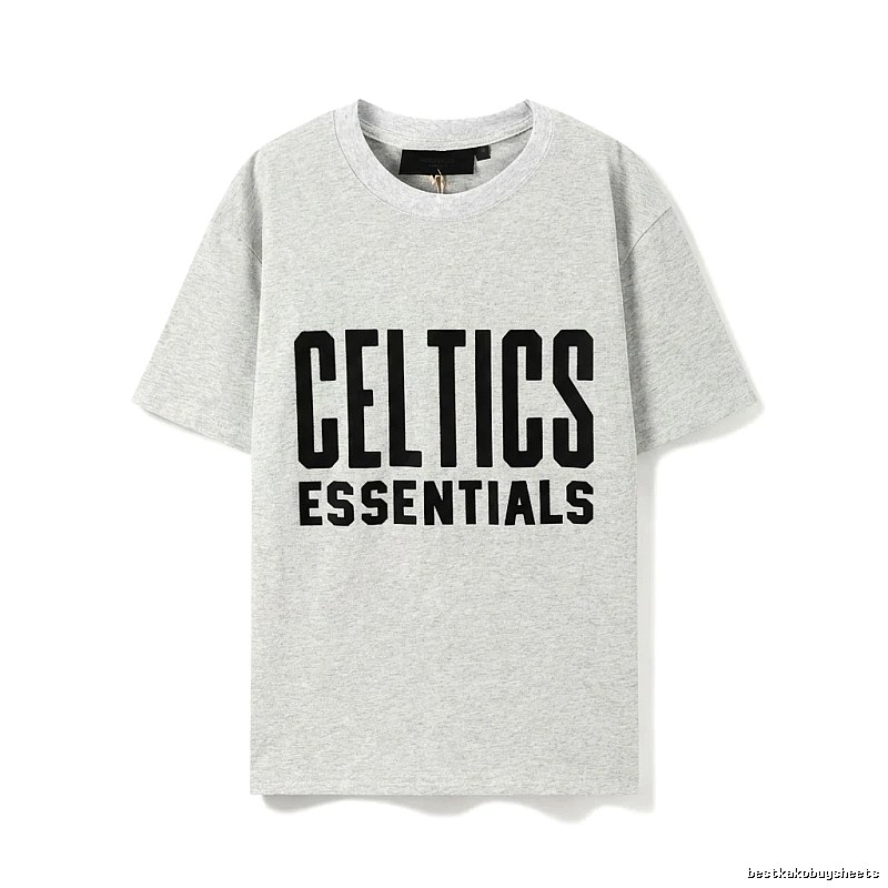 ESSENTIALS Gray and Black T-shirt of the Trendy Brand