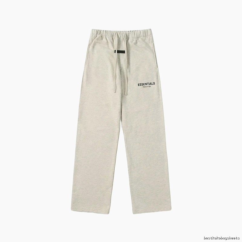 ESSENTIALS minimalist light gray sweatpants