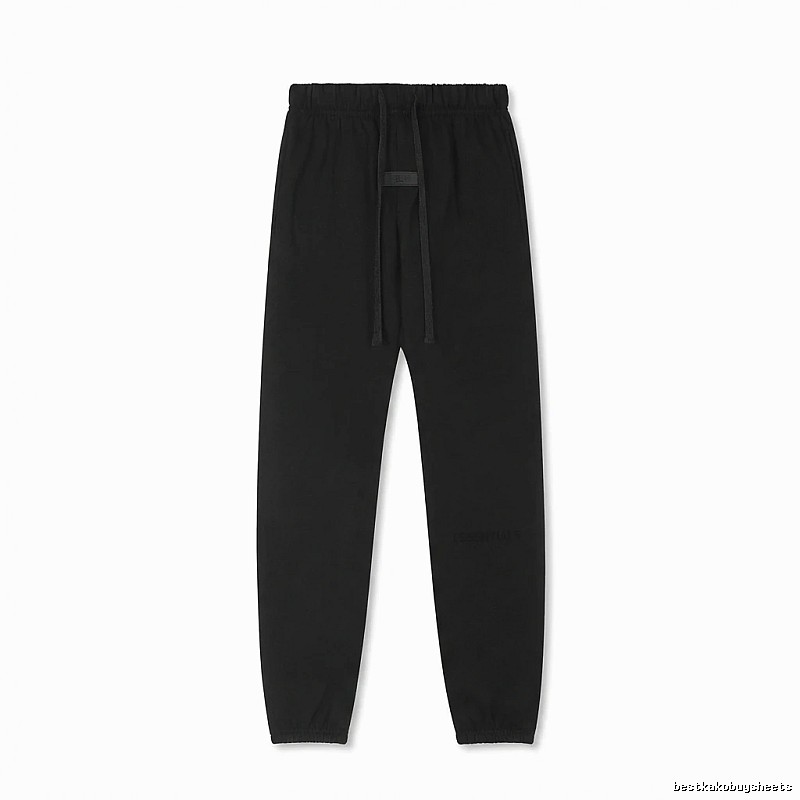 ESSENTIALS minimalist style black sweatpants