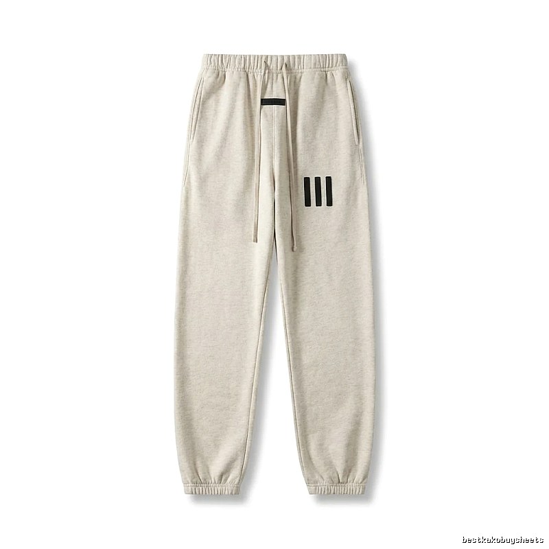 ESSENTIALS minimalist style light gray sweatpants