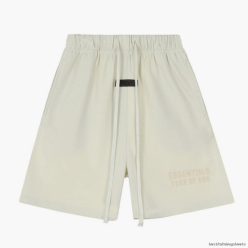 ESSENTIALS minimalist style off-white shorts
