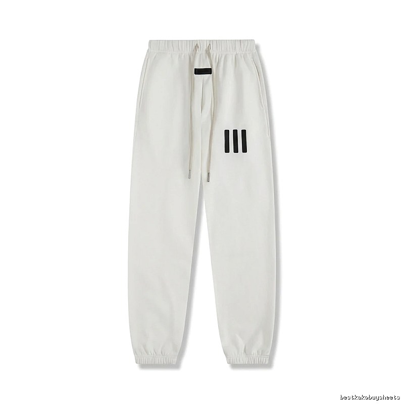 ESSENTIALS minimalist style white sweatpants