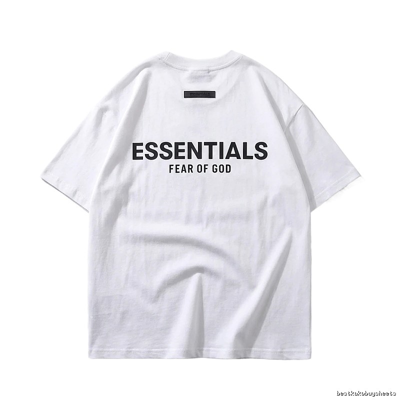 ESSENTIALS minimalist style white T-shirt