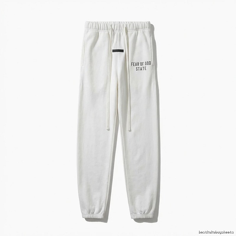 ESSENTIALS Simple Style White Sweatpants