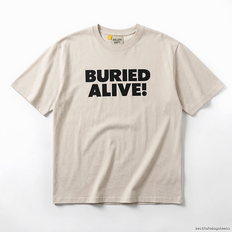 Gallery Dept. Alphabet Style Beige T-shirt