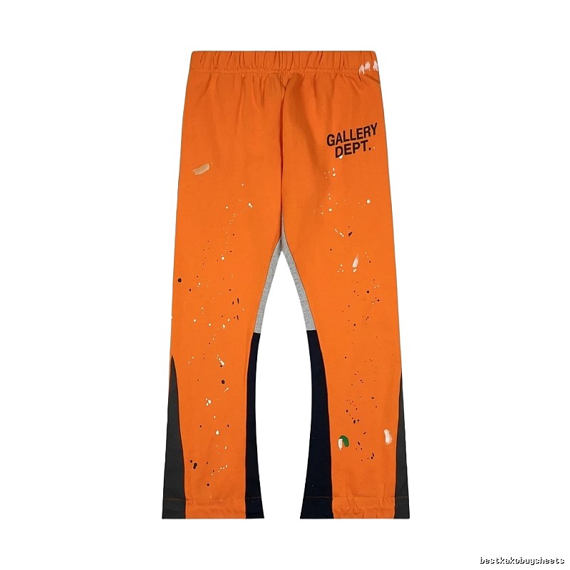 Gallery Dept. Art Graffiti Style Orange Pants
