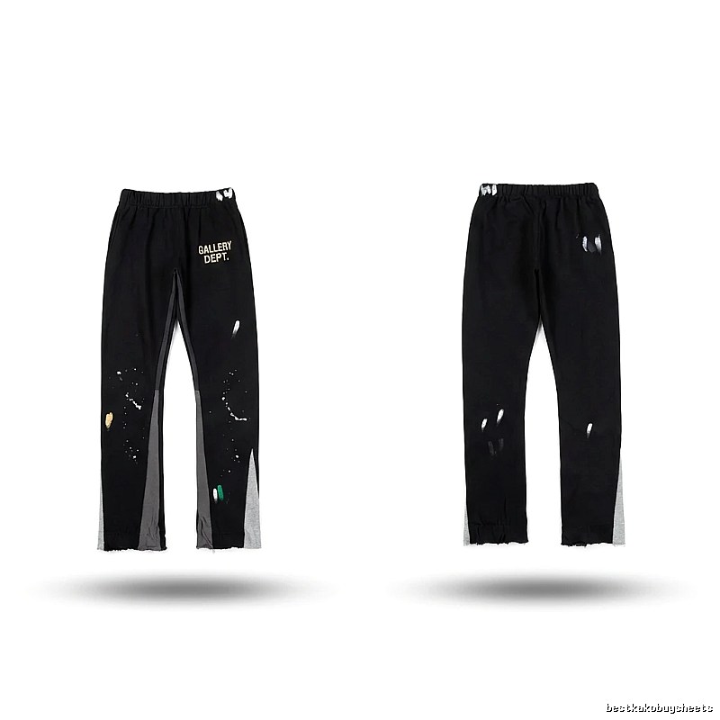 Gallery Dept Graffiti Street Style Black Pants
