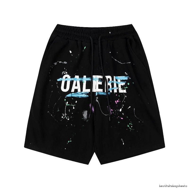 Gallery Dept Graffiti Style Black Shorts