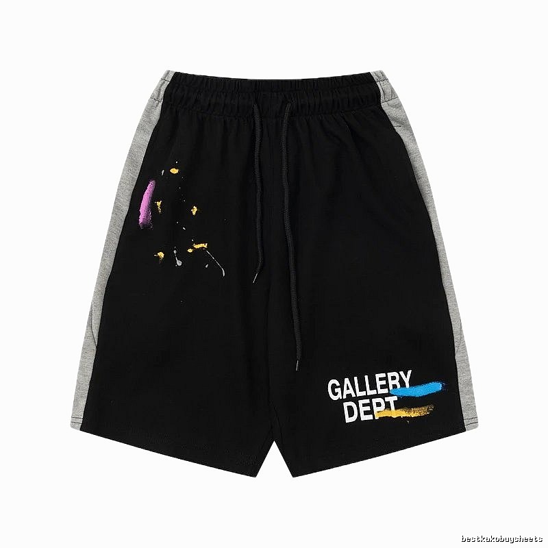 Gallery Dept Graffiti Style Black Shorts