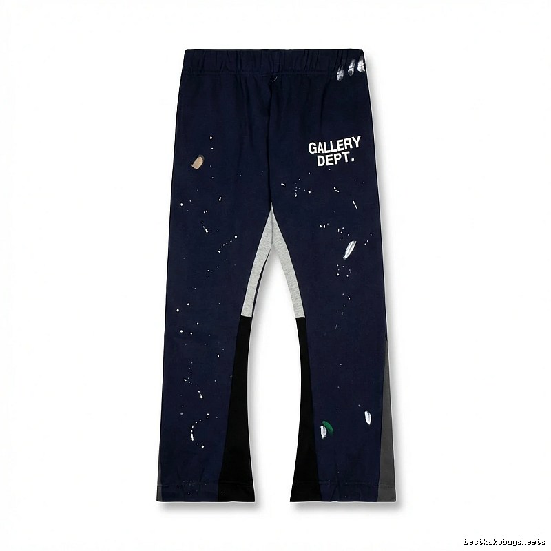 Gallery Dept graffiti-style navy blue pants