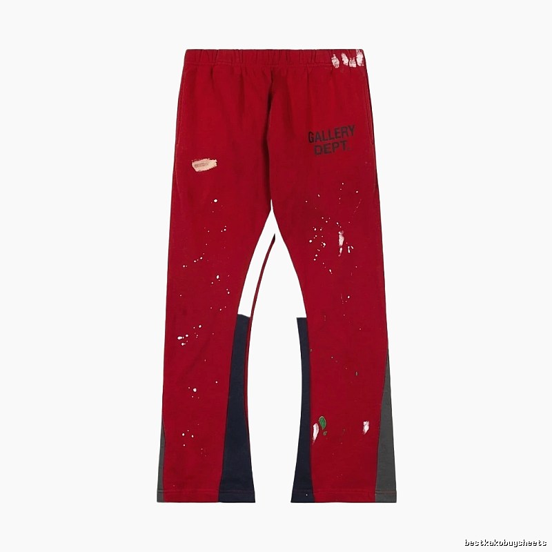Gallery Dept Graffiti-style Red Trousers