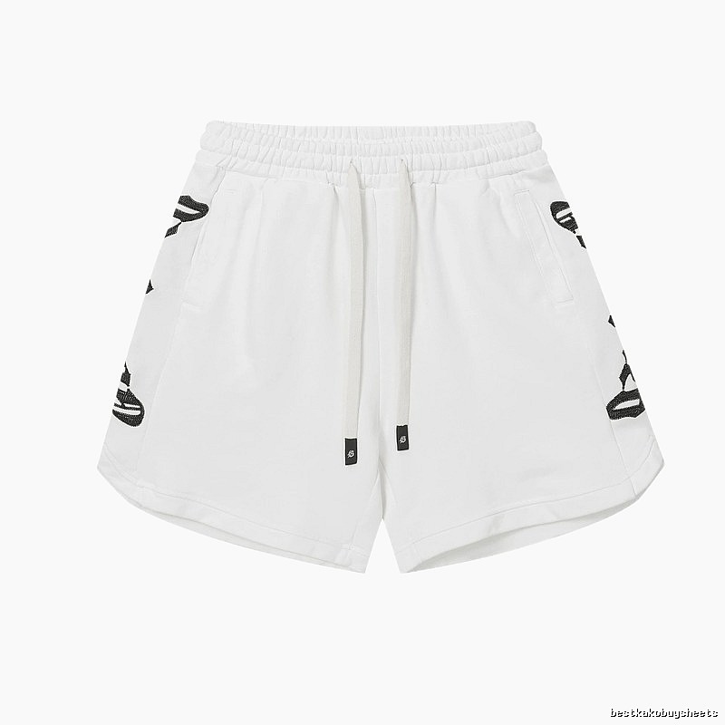 Godspeed Rhinestone Street Style White Shorts