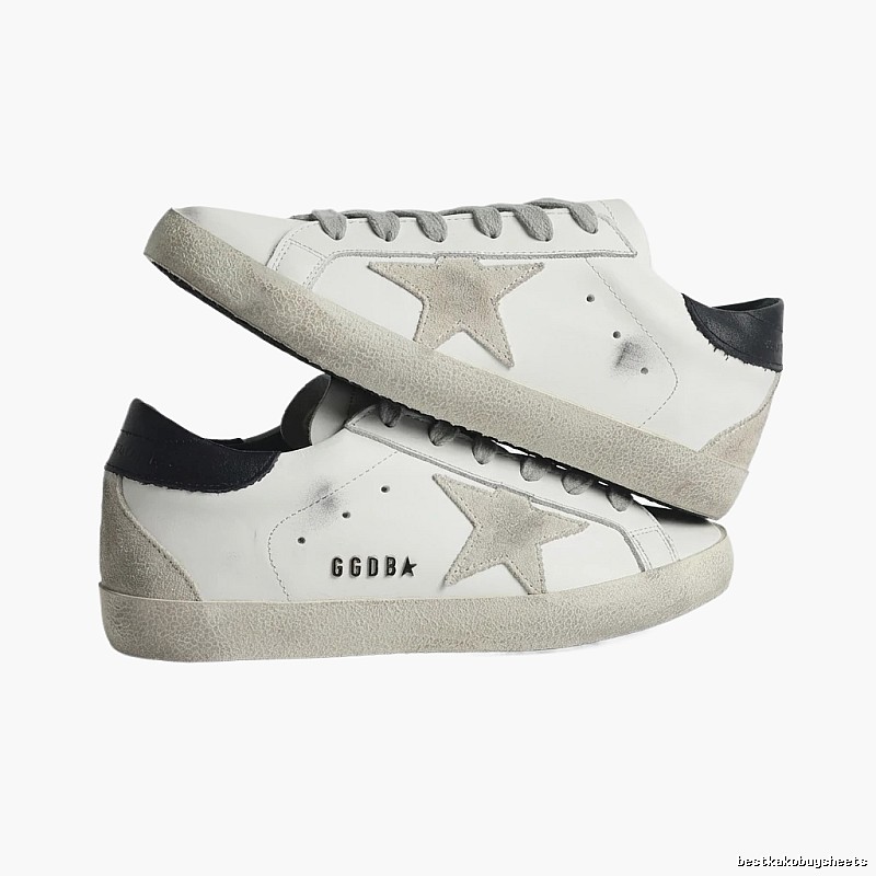 Golden Goose distressed white shoes
