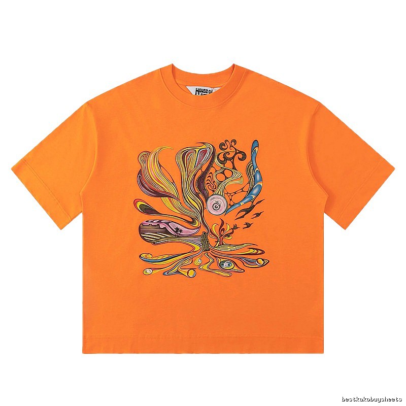Graffiti-style orange T-shirt of House of Errors