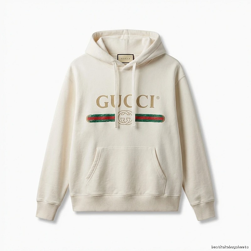 Gucci classic retro style white sweatshirt