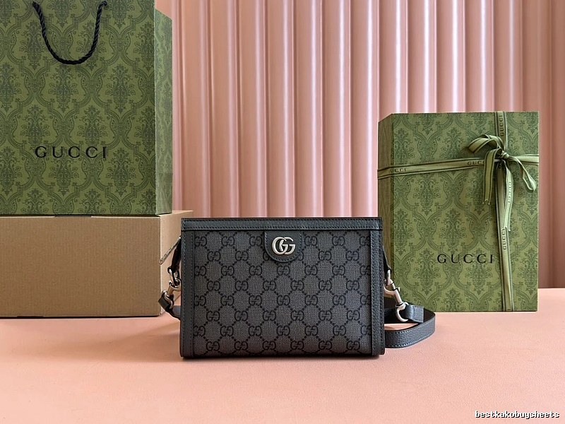 Gucci GG Supreme shoulder bag Gray Monogram Canvas