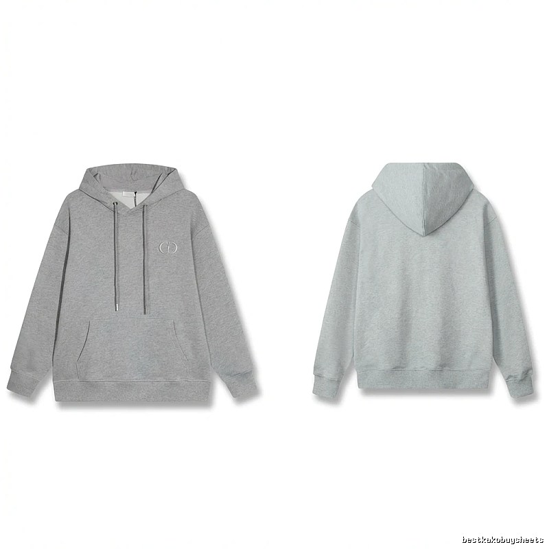 Gucci minimalist style grey hoodie