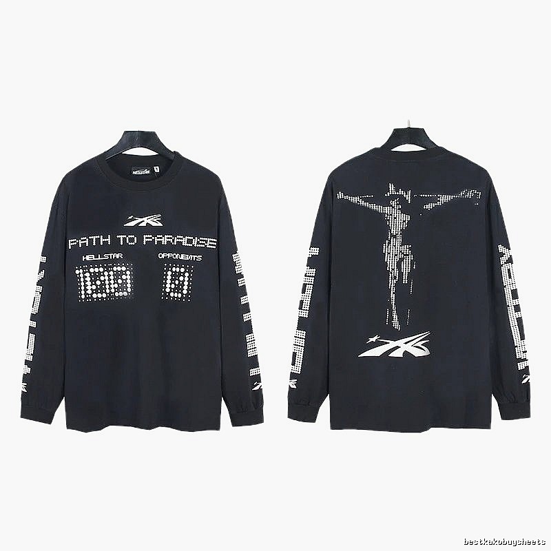 Hellstar Dark Style Printed Black Long-sleeve
