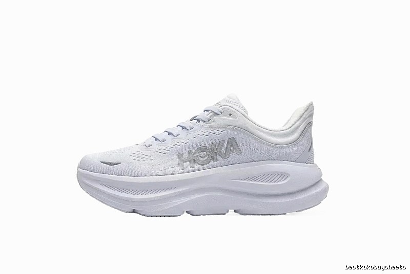 HOKA trendy brand white sports shoes
