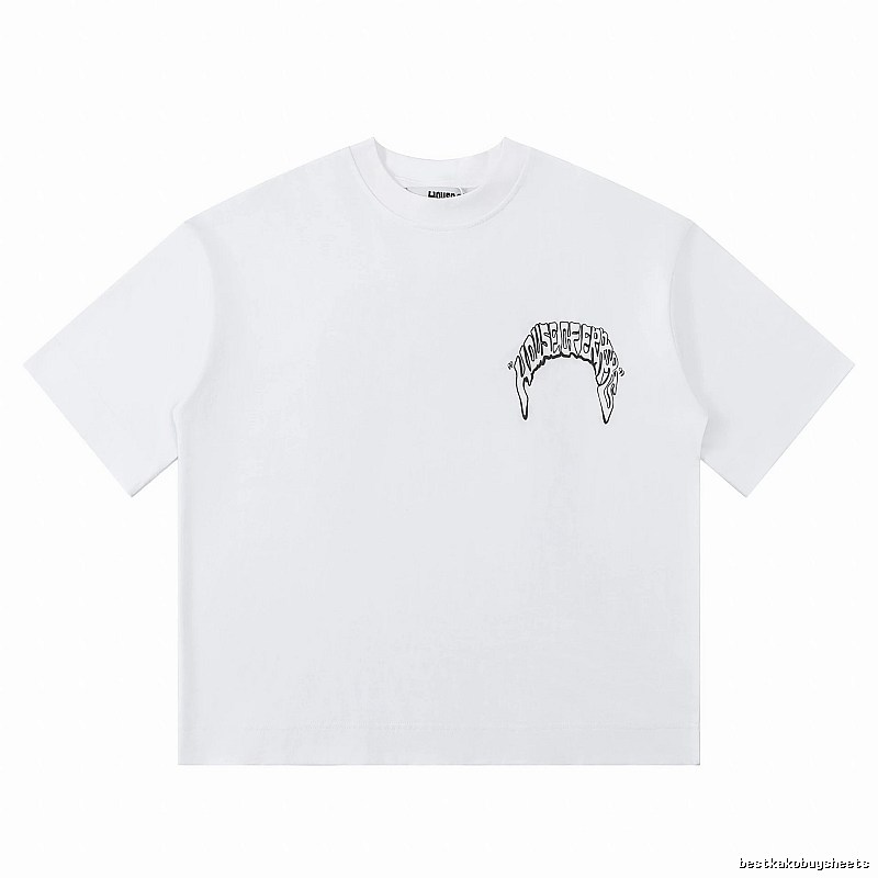 House of Errors Trendy White Short-sleeve Shirt