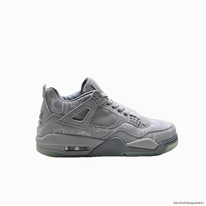 Jordan 4 Retro Style Grey Shoes