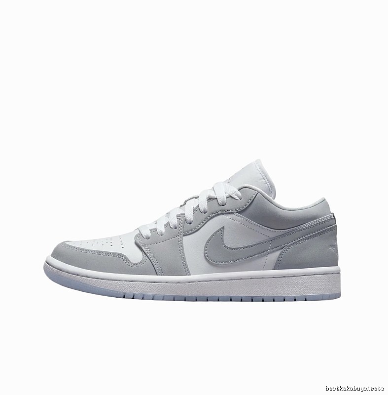 Jordan AJ1 Low-Top Gray-Toned Trendy Shoes
