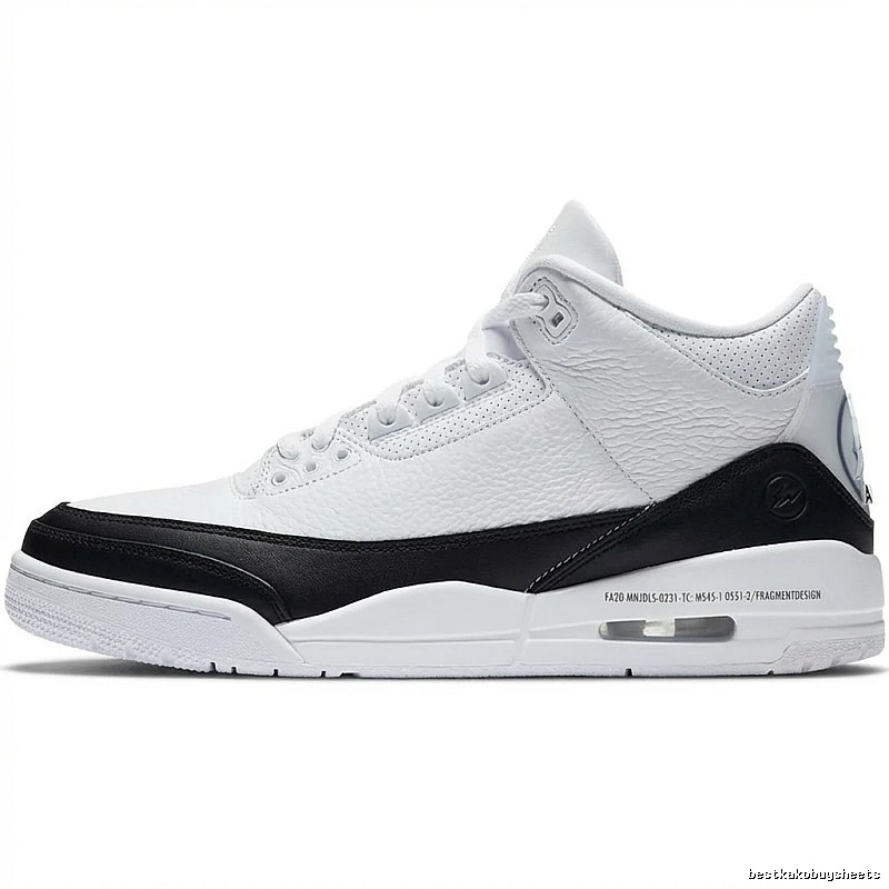 Jordan AJ3 Black and White Retro Sports Shoes