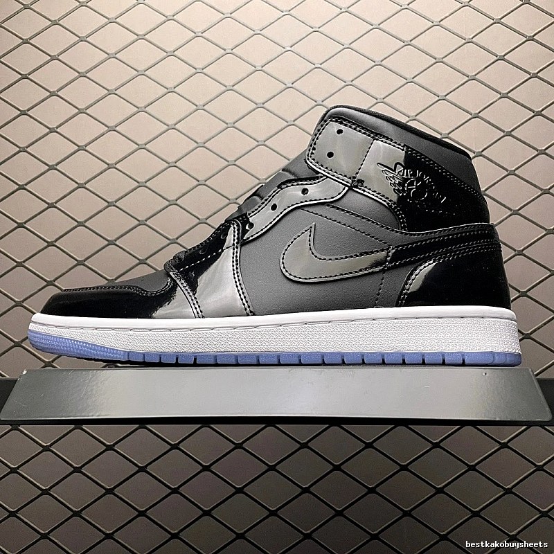 Jordan Black and Gray Contrast Midsole Basketball High-Tops
