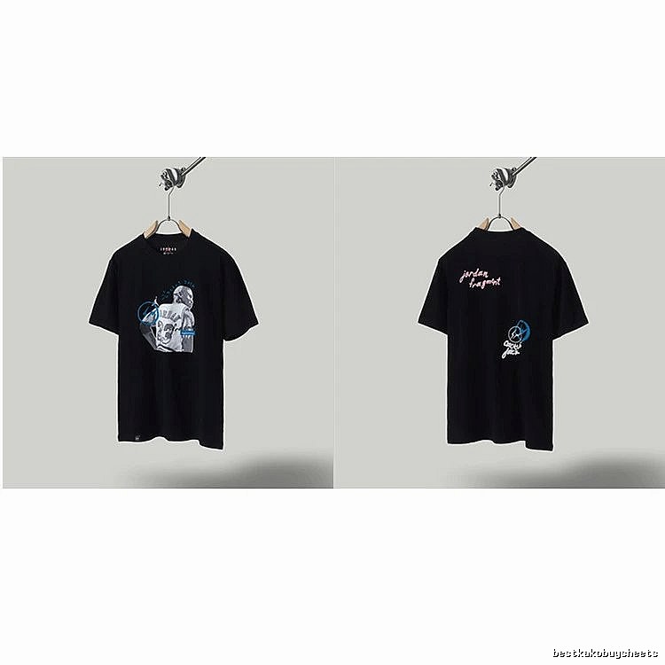 Jordan x TS Co-branded Street Style Black T-shirt