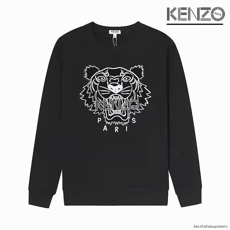 Kenzo Style Kc25 Tiger SweatShirt Minimal Look Graphic