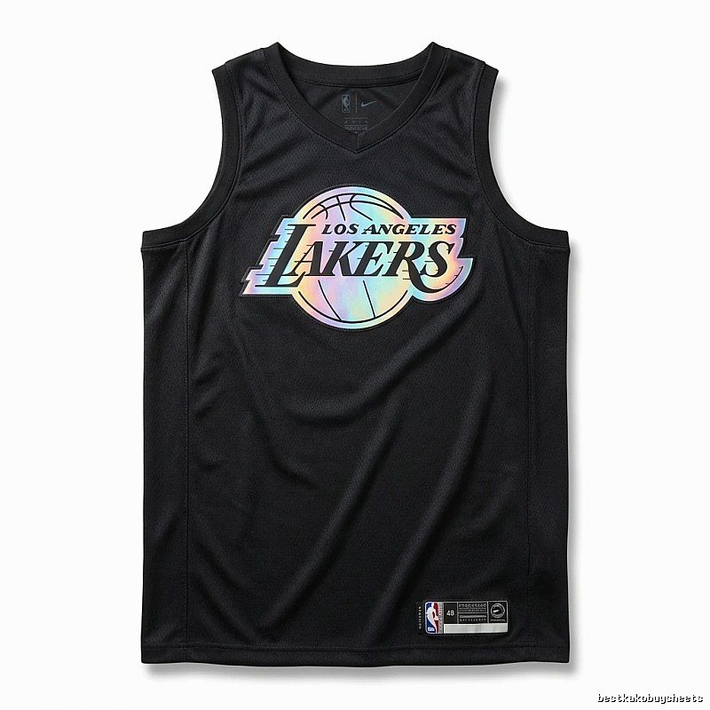 LBJ Lakers black trendy brand vest
