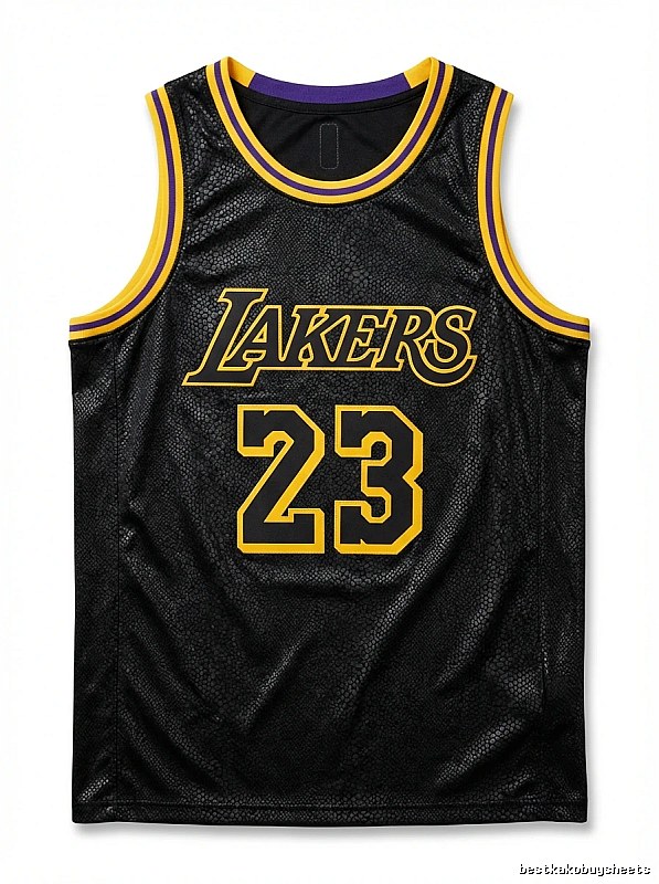LBJ Lakers retro-style jersey