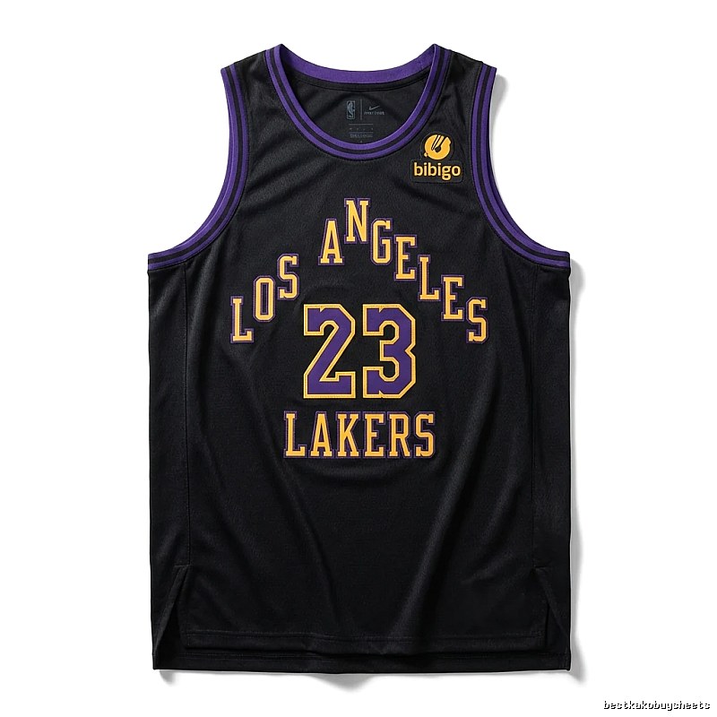 LBJ Lakers retro-style jersey