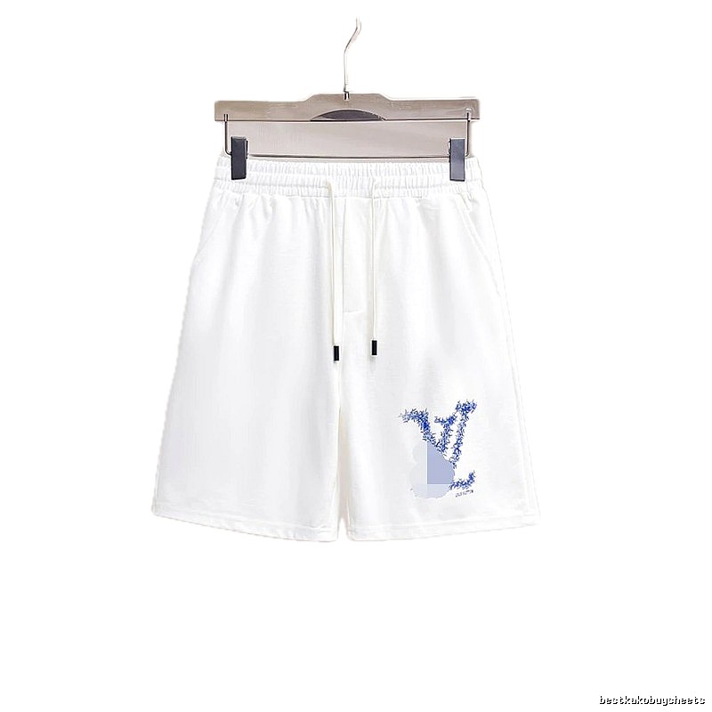 Louis Vuitton Classic Print Casual Style White Shorts