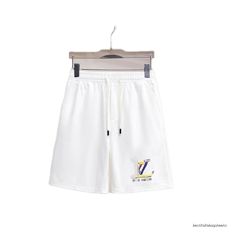 Louis Vuitton Colorful Print Casual Style White Shorts