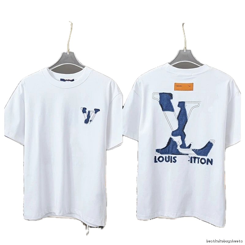 Louis Vuitton Patch Streetwear Style White Short-sleeve T-shirt