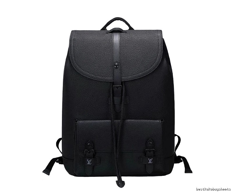 LV classic black backpack