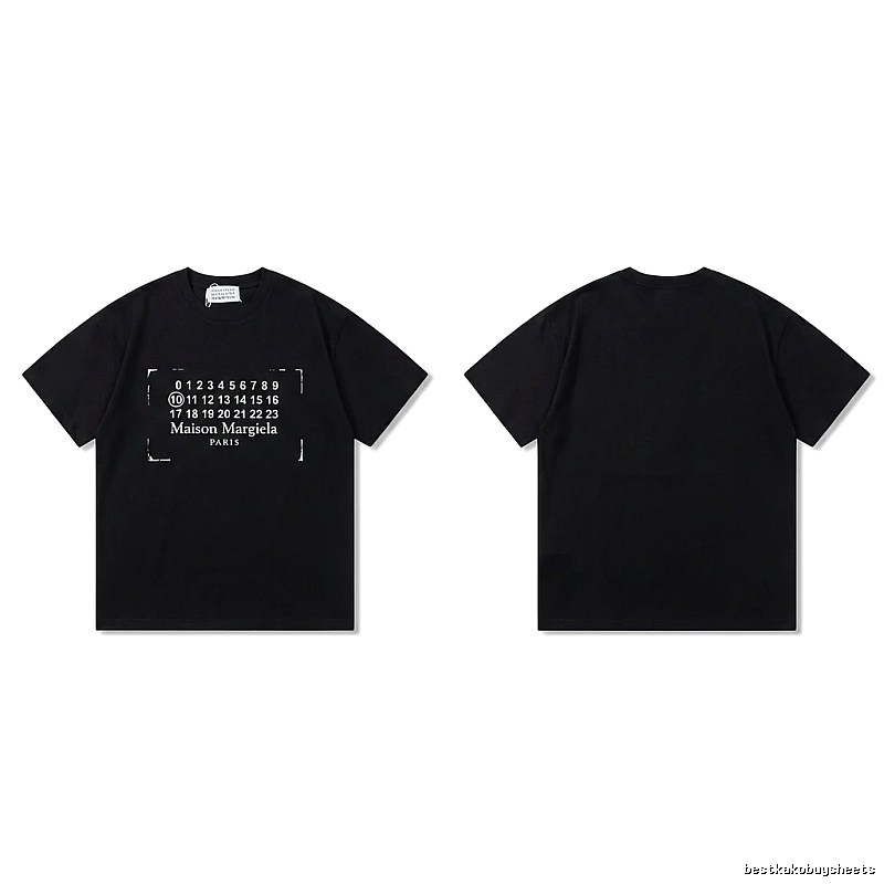Maison Margiela Digital Style Black T-shirt
