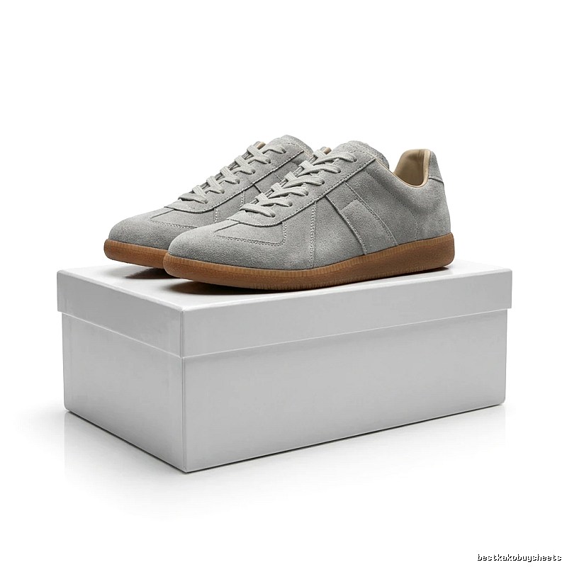 Maison Margiela German training style light gray shoes