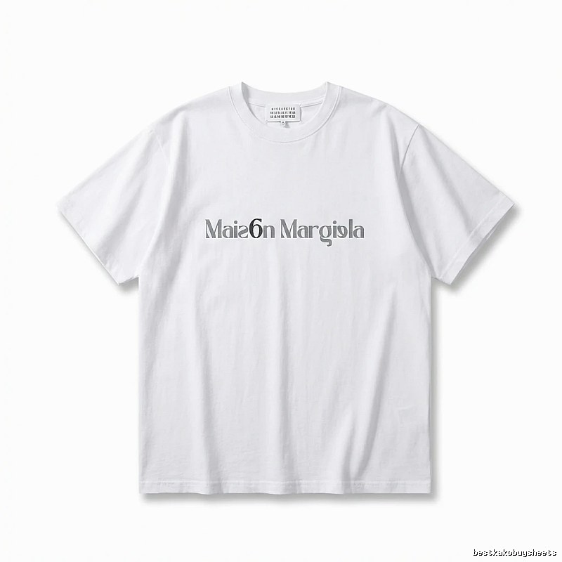 Maison Margiela minimalist style white T-shirt
