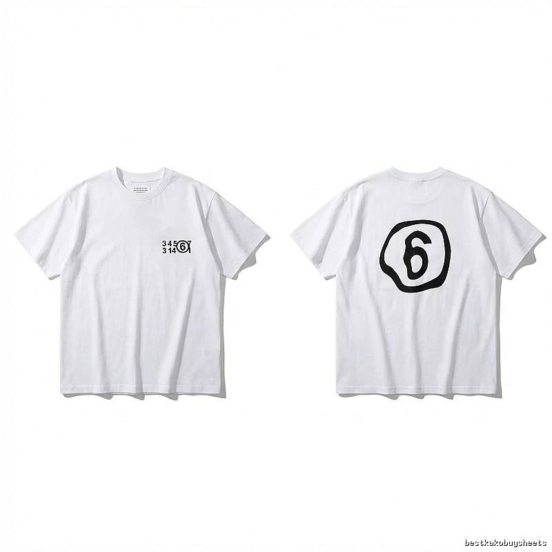 Maison Margiela white T-shirt with digital printing