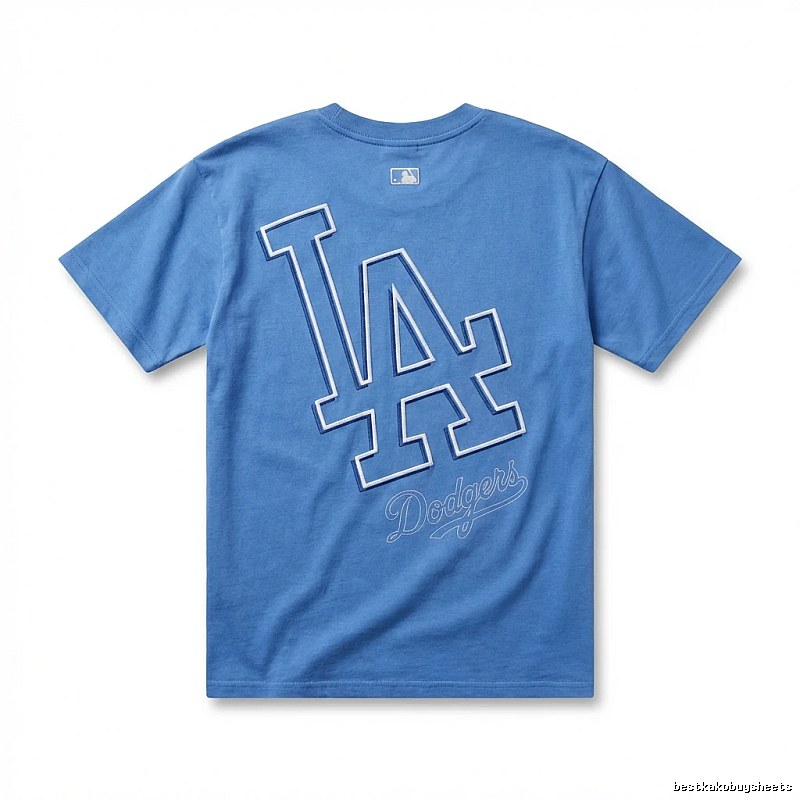 MLB Dodgers Blue Trendy Brand T-shirt